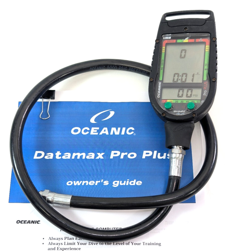 Oceanic Datamax Pro Plus SCUBA Dive Air Integrated Dive Computer Nitrox #5432