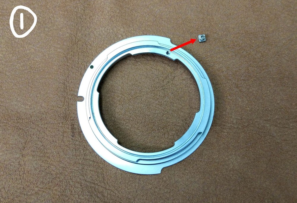 Thin Minolta MD Lens to Canon EOS serial Camera Adapter without glasses (MD-EOS)