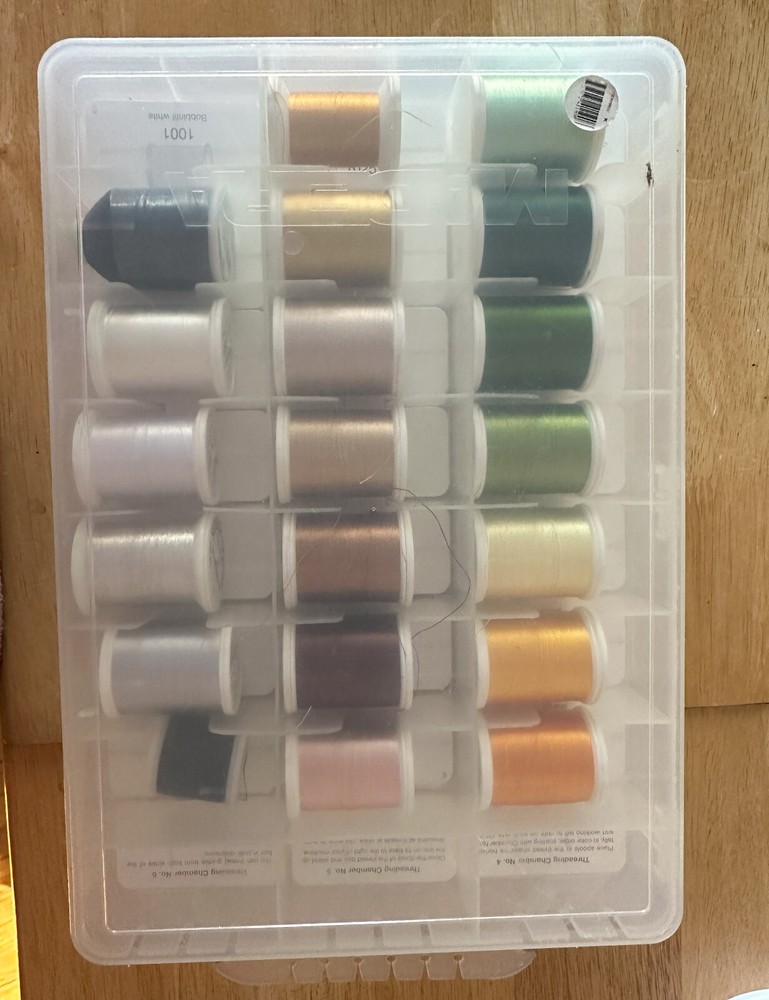 madeira incredible threadable embroidery thread storage box