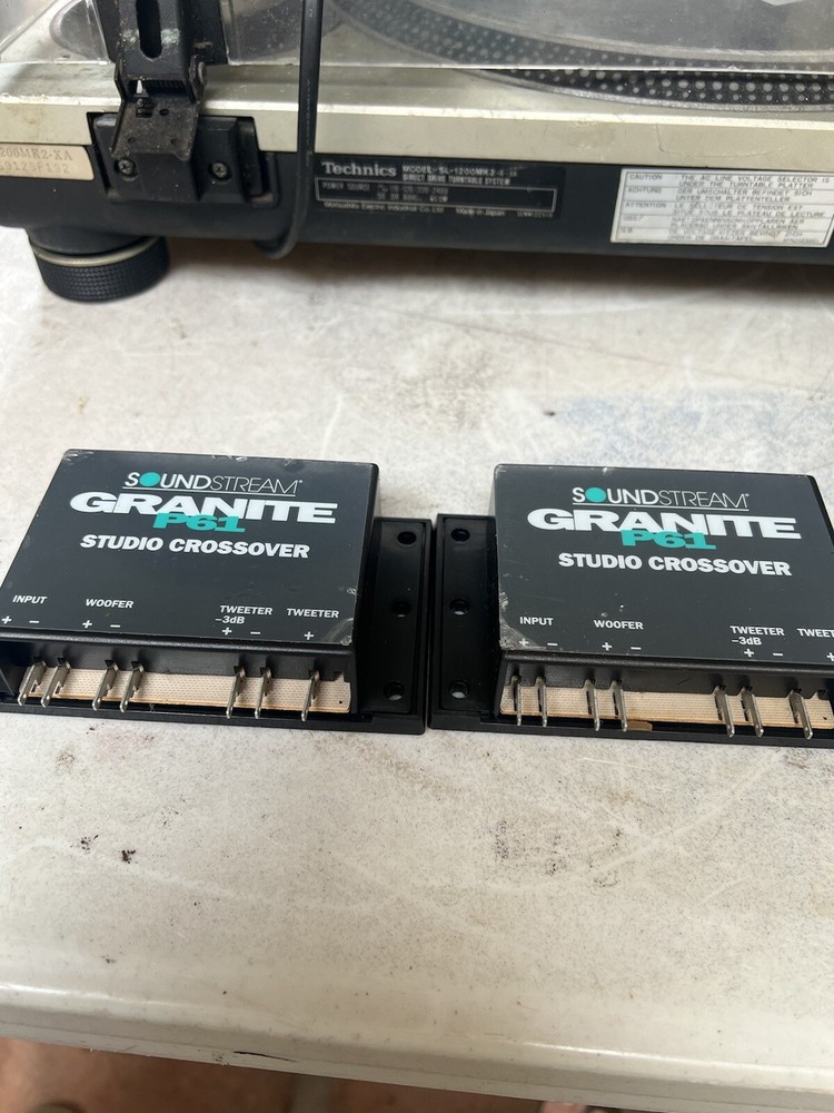 Soundstream Granite P61 two crossovers