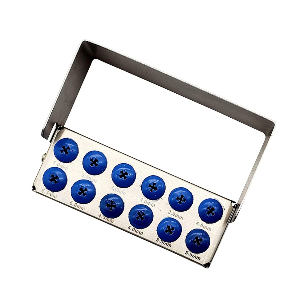 Implants Drill Organizer Bur Block Rack Holder Stand for Sterilization ARTMAN
