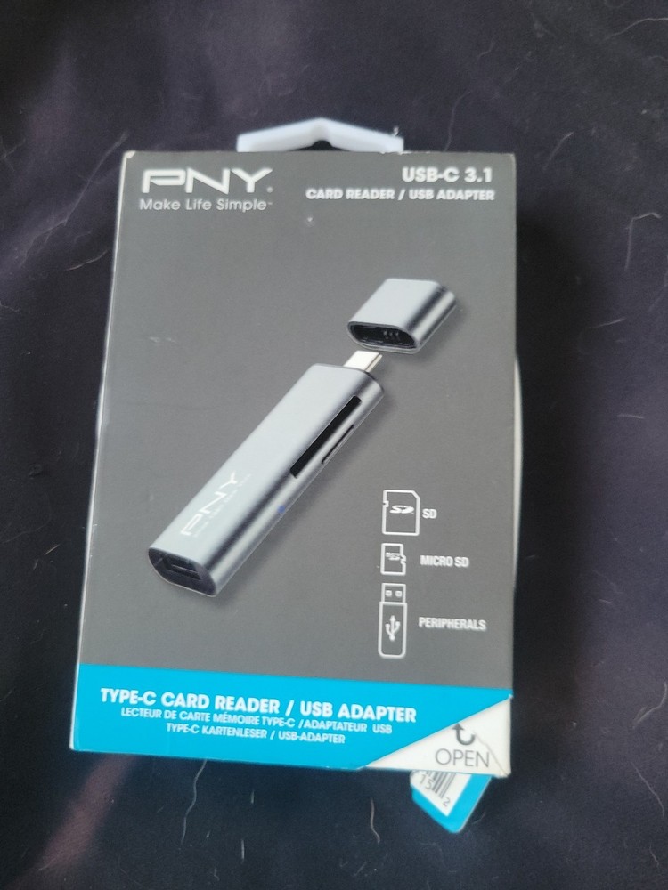 PNY TYPE C CARD READER/USB ADAPTER USB-C 3.1 (26D)