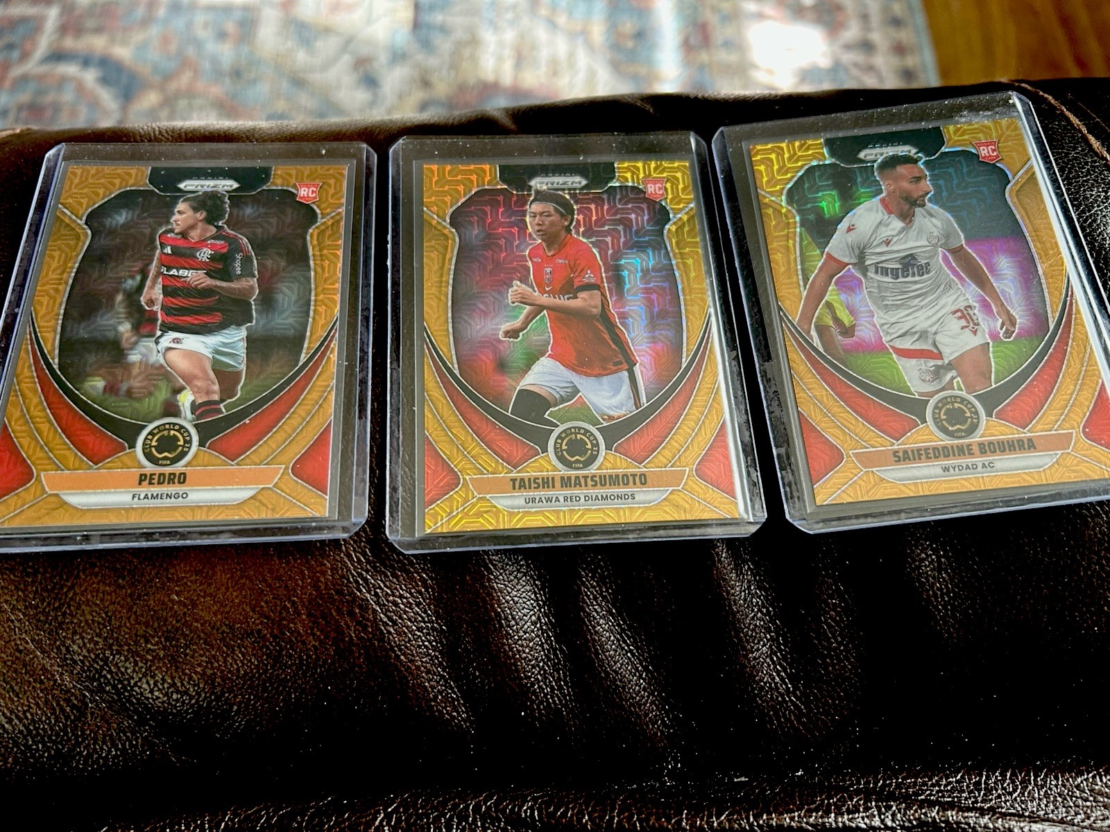 2025 PRIZM FIFA , “GOLD “ 9 CARDS , ALL #/25 !!! WITH 5 ROOKIES!!!