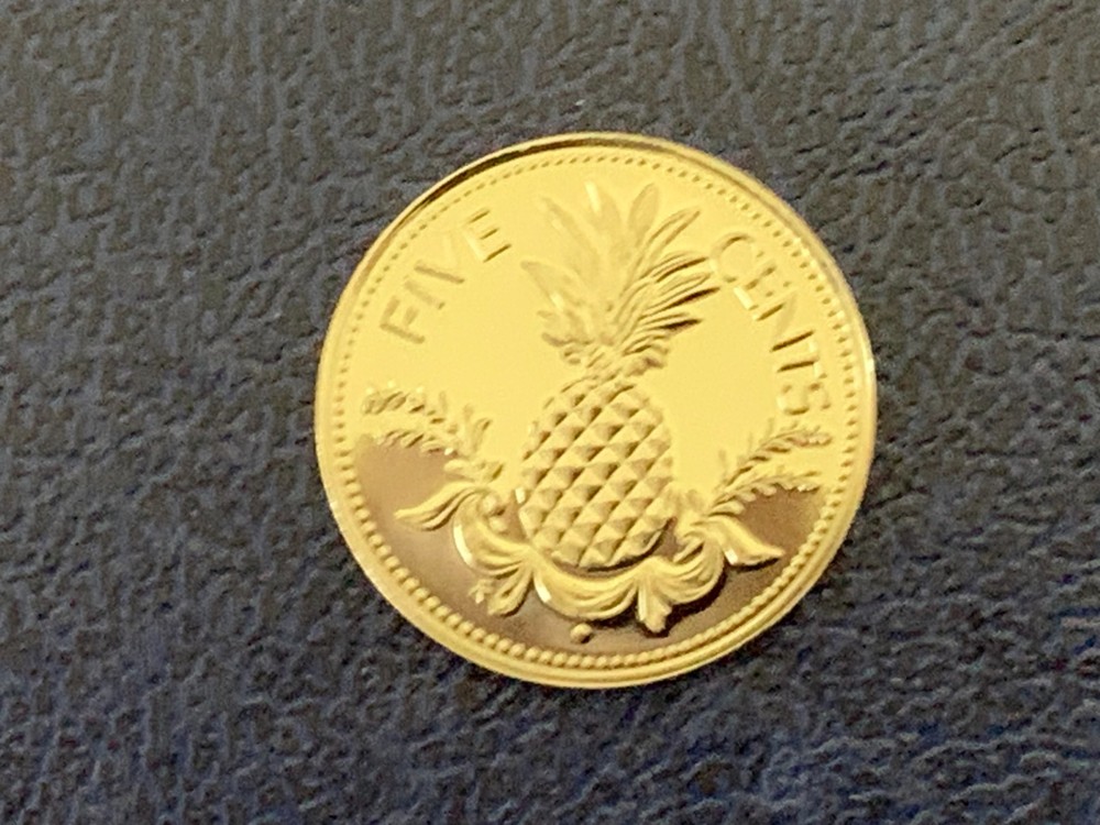 Bahamas 1975 Proof 5 Cent-Uncirculated
