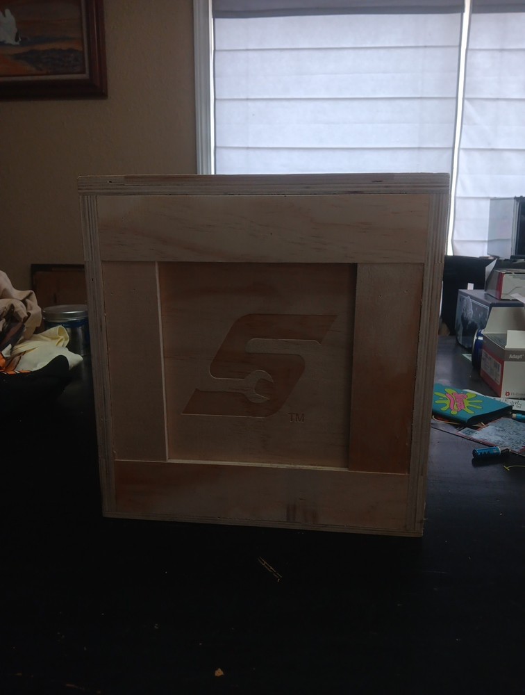 Snap-On Gift Box Wooden Crate (Empty)