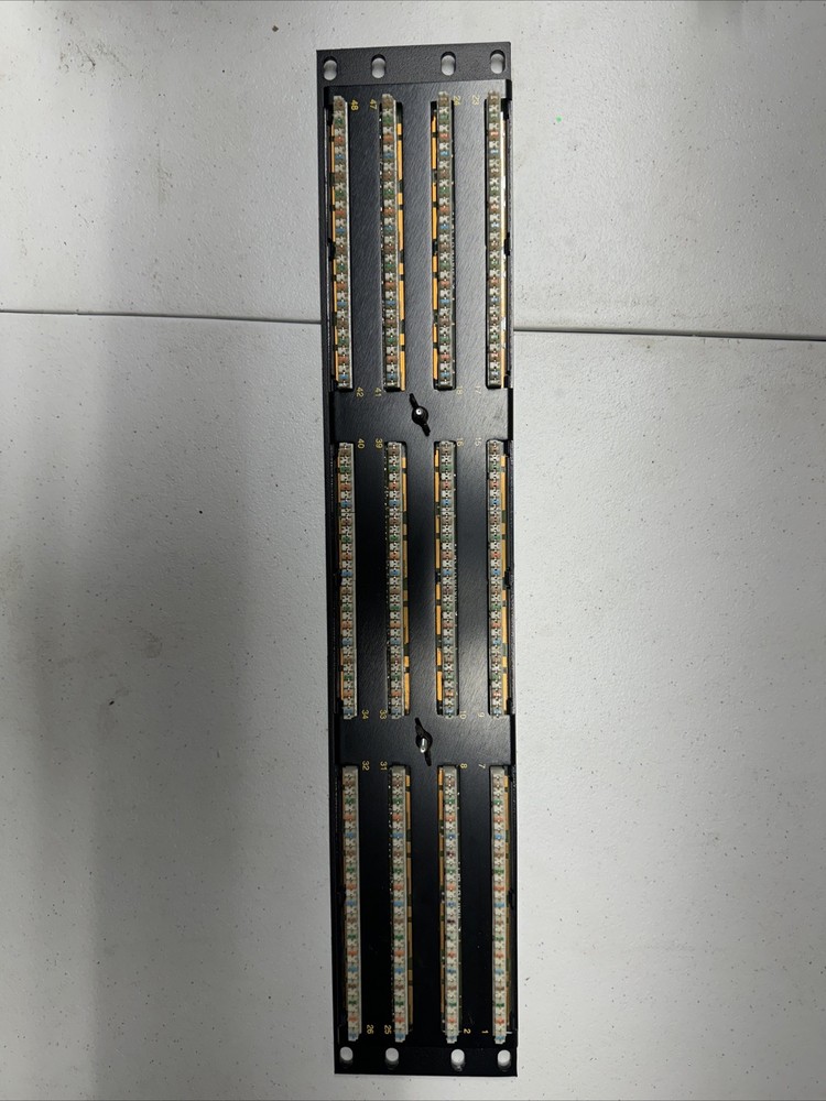 ortronics patch panel 48 port cat 5 OR-85104479