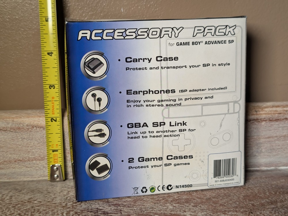Accessory Pack for Game Boy Advance SP
