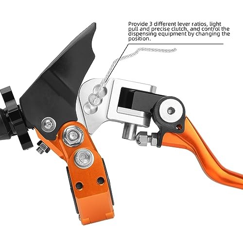 Universal Motorcycle Clutch Brake Handle CNC Compatible with Orange