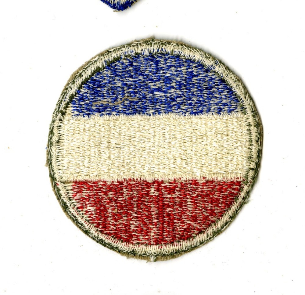 Army Ground Forces White Back Patch WWII Original
