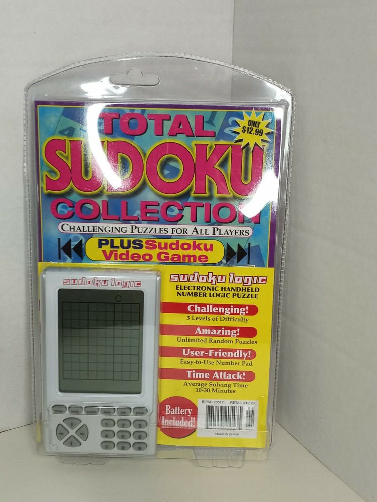 NEW TOTAL SUDOKU  COLLECTION "CHALLENGING PUZZLES"  NO Internet Required