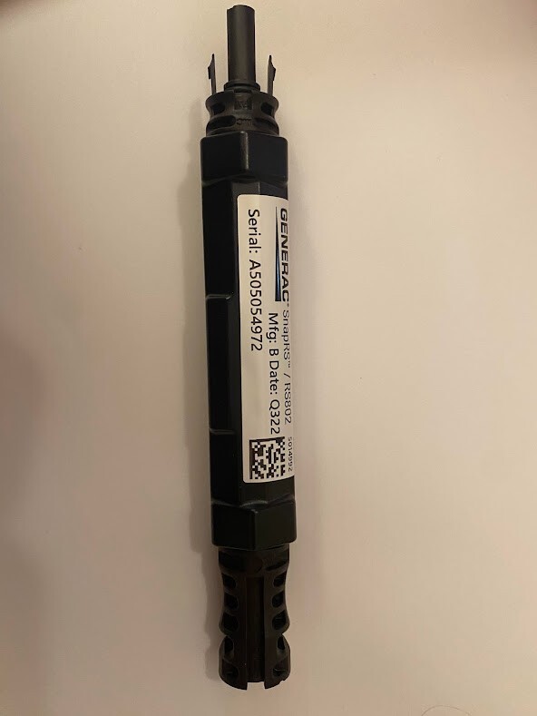 Generac RS802 SnapRS Inline Disconnect Device