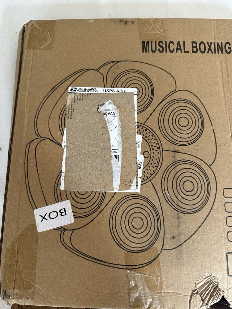 Musical Boxing Target New Open Box