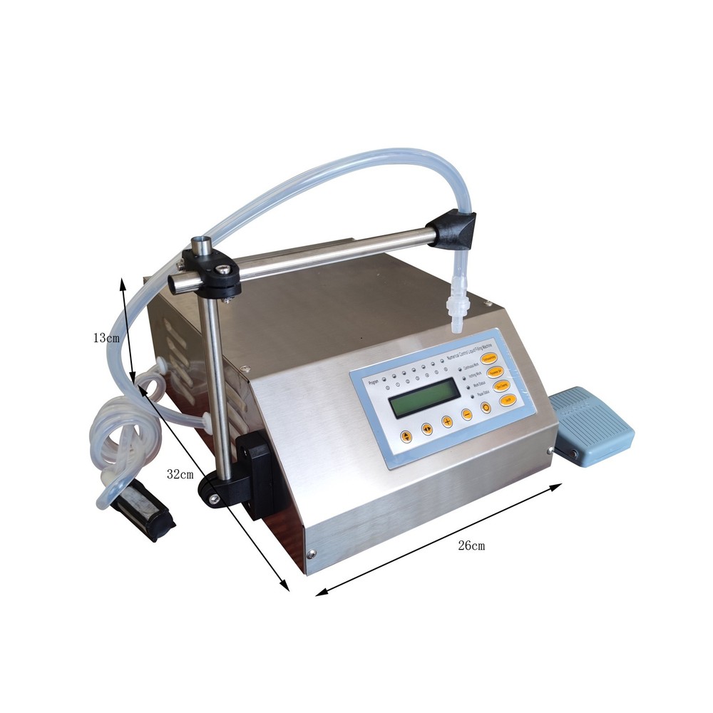 Semi-Automatic Liquid Filling Machine Automatic Counting LCD Display 110V