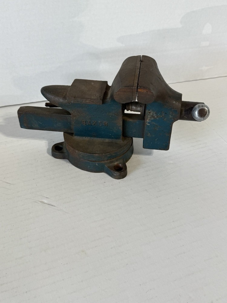Vintage Baker Swivel Bench Vise