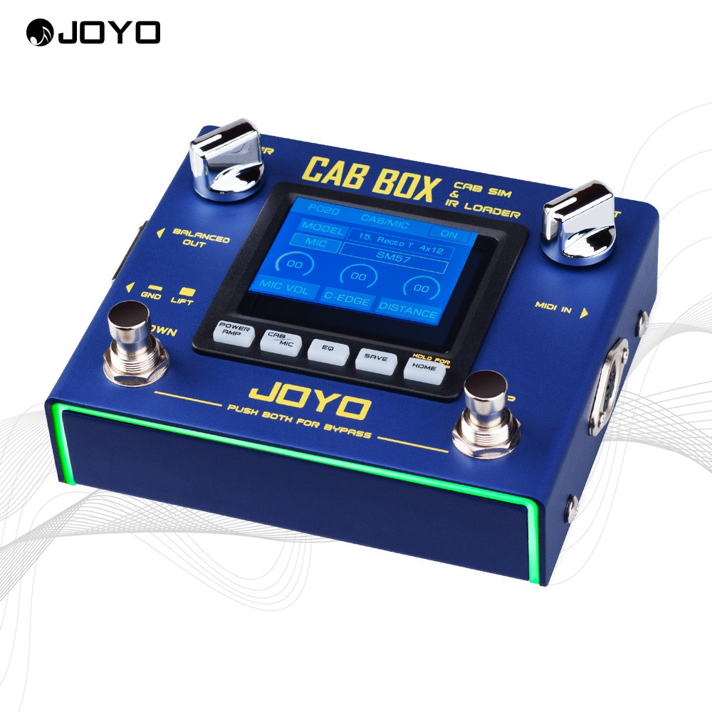 JOYO IR Loading & Cabinet Modeling Guitar Pedal Amp Simulator Multi Modes Pedal