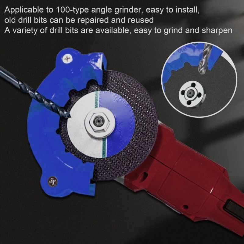Comfortable Grip Blue Drill Assistant Drill Bit Grinder For Renovation Projects