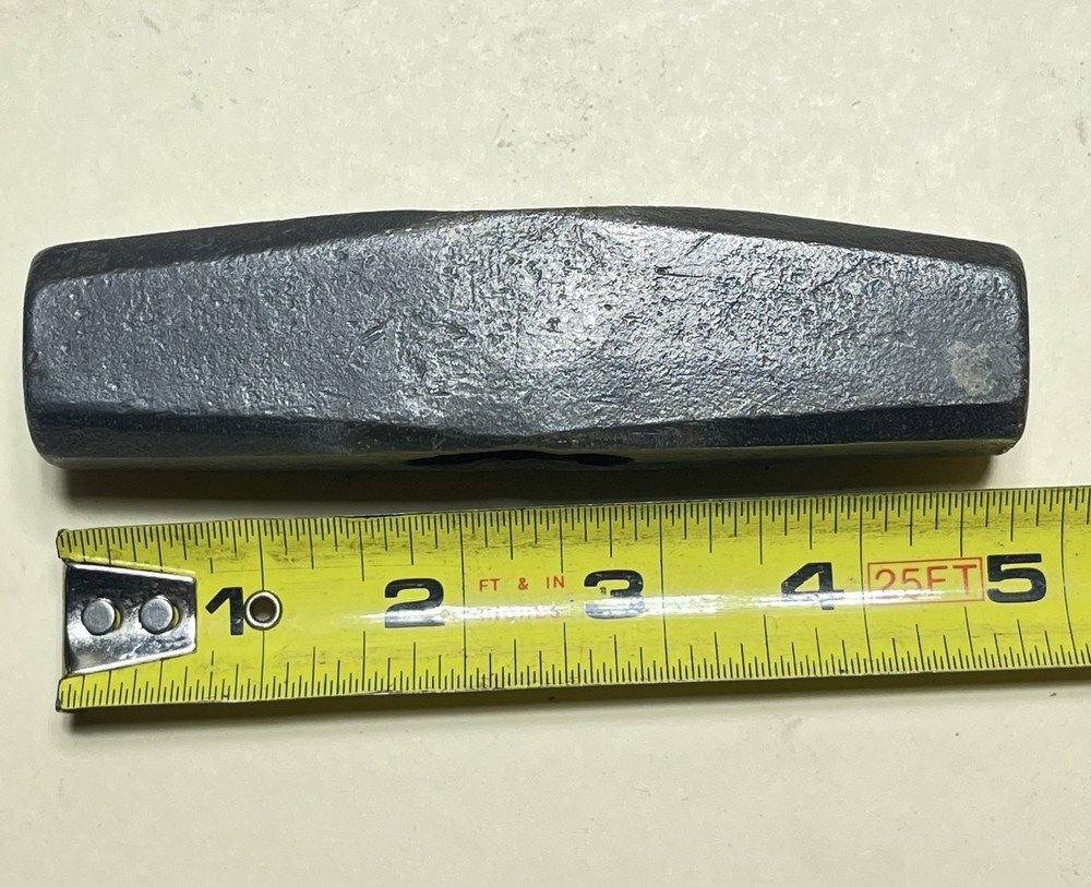 4 Vintage Blacksmith Hammer Heads Used