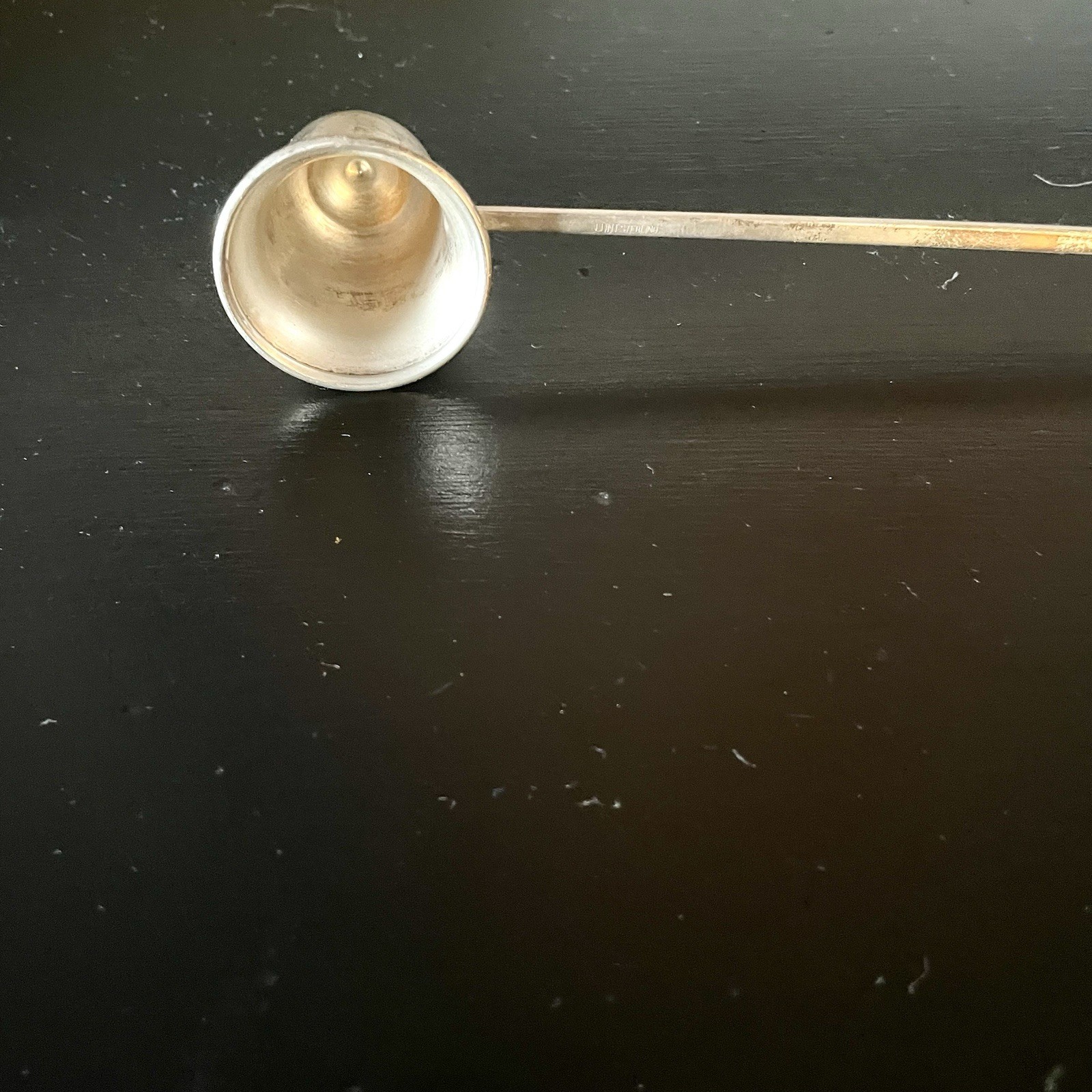 Vintage Chippendale Lunt Sterling Silver Hooded Bell Candle Snuffer Unused 9”