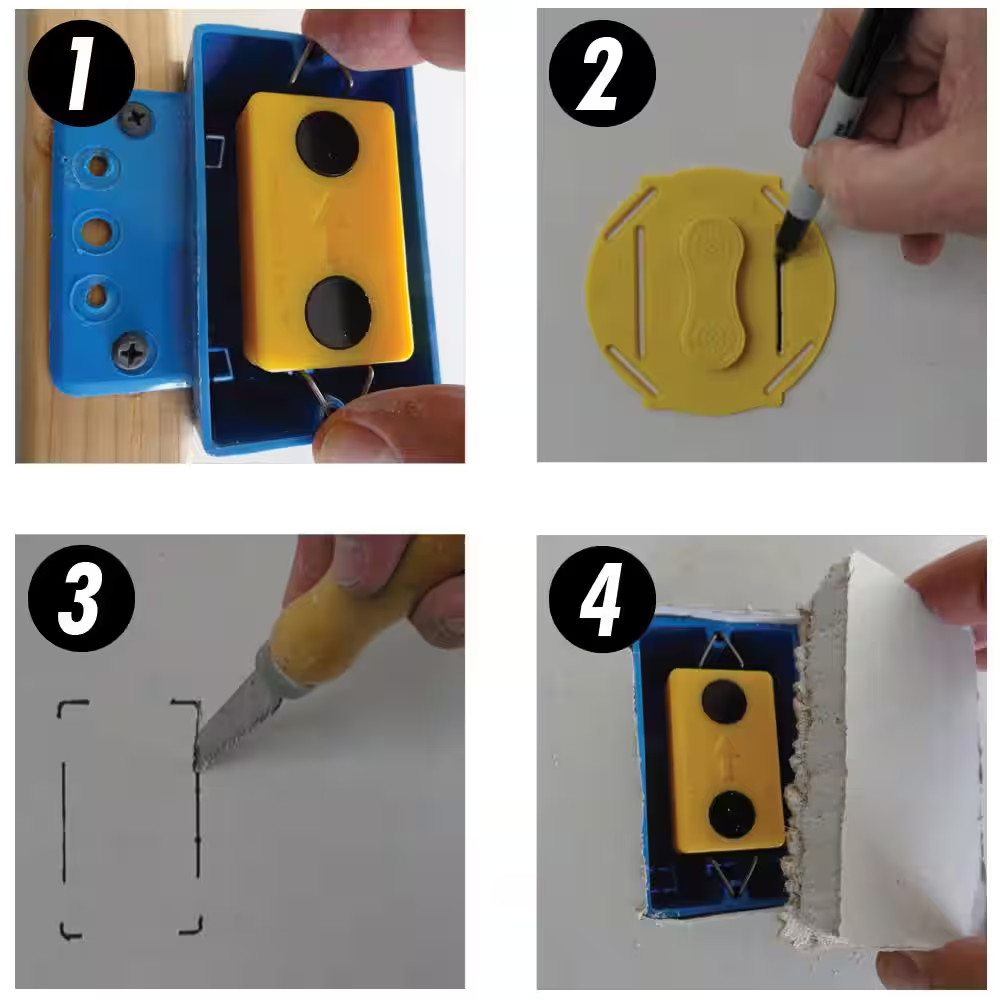 Multi Mark Drywall Electrical Box Locator Tool Kit