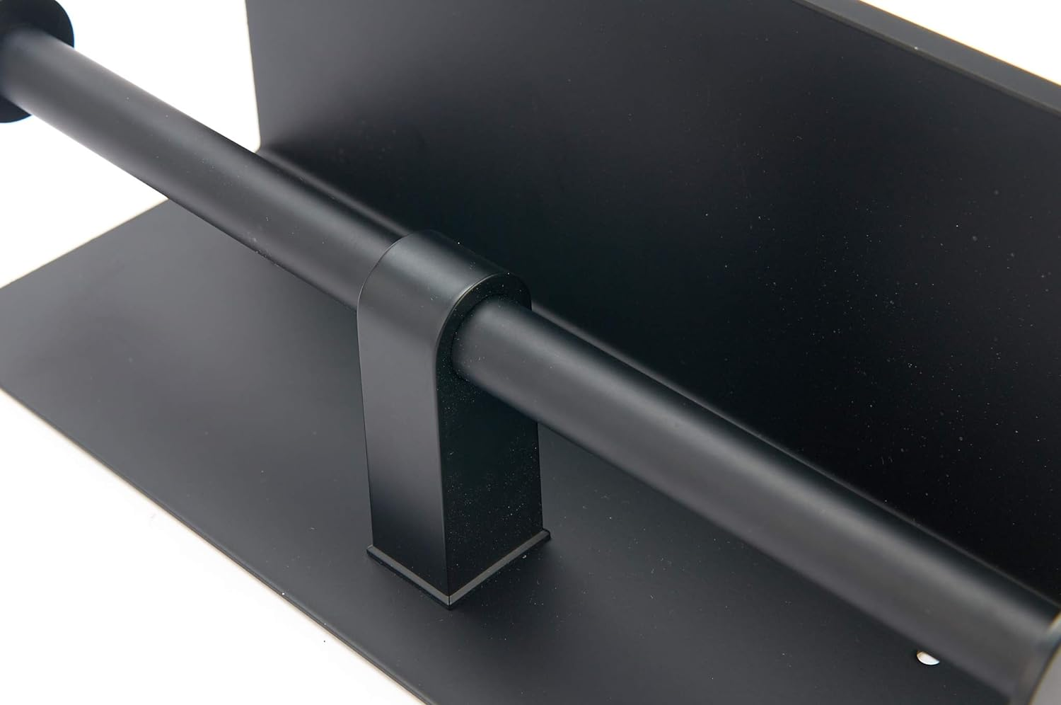 Wall Mounted Toilet Paper Holder with Phone Shelf Bathroom Double Roll Holder US