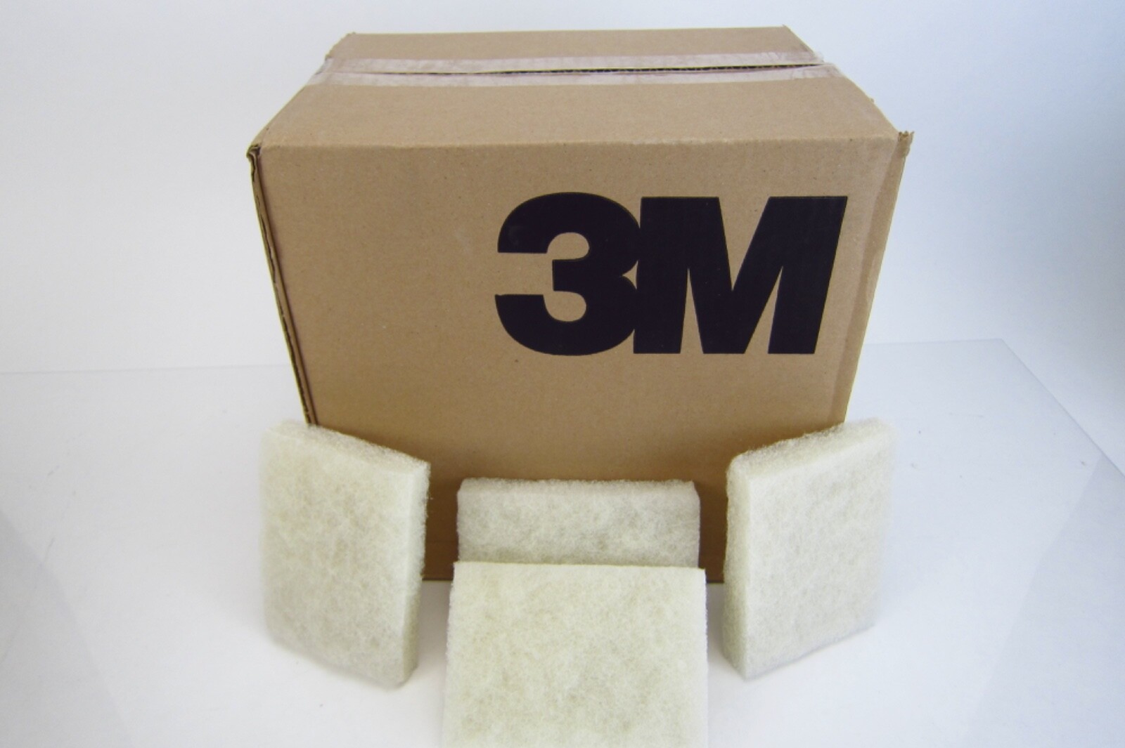 3M Scotch-Brite Light Scrubbing Pads No 9030 Case of 40 NEW 3.5in x 5in White