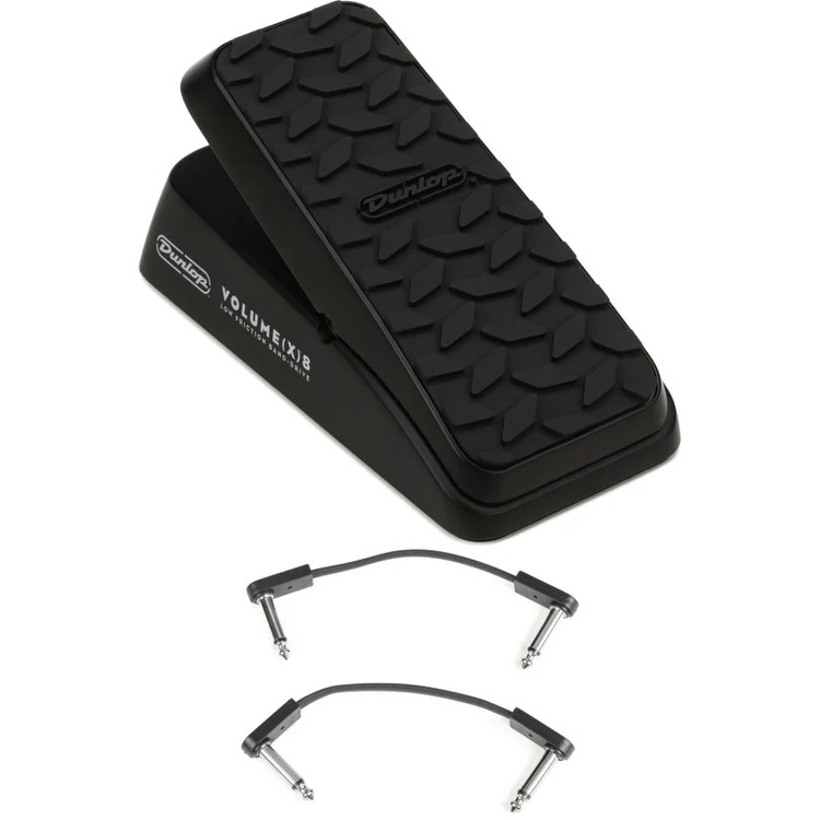Dunlop DVP5 Volume (X) 8 Pedal with EBS Patch Cables