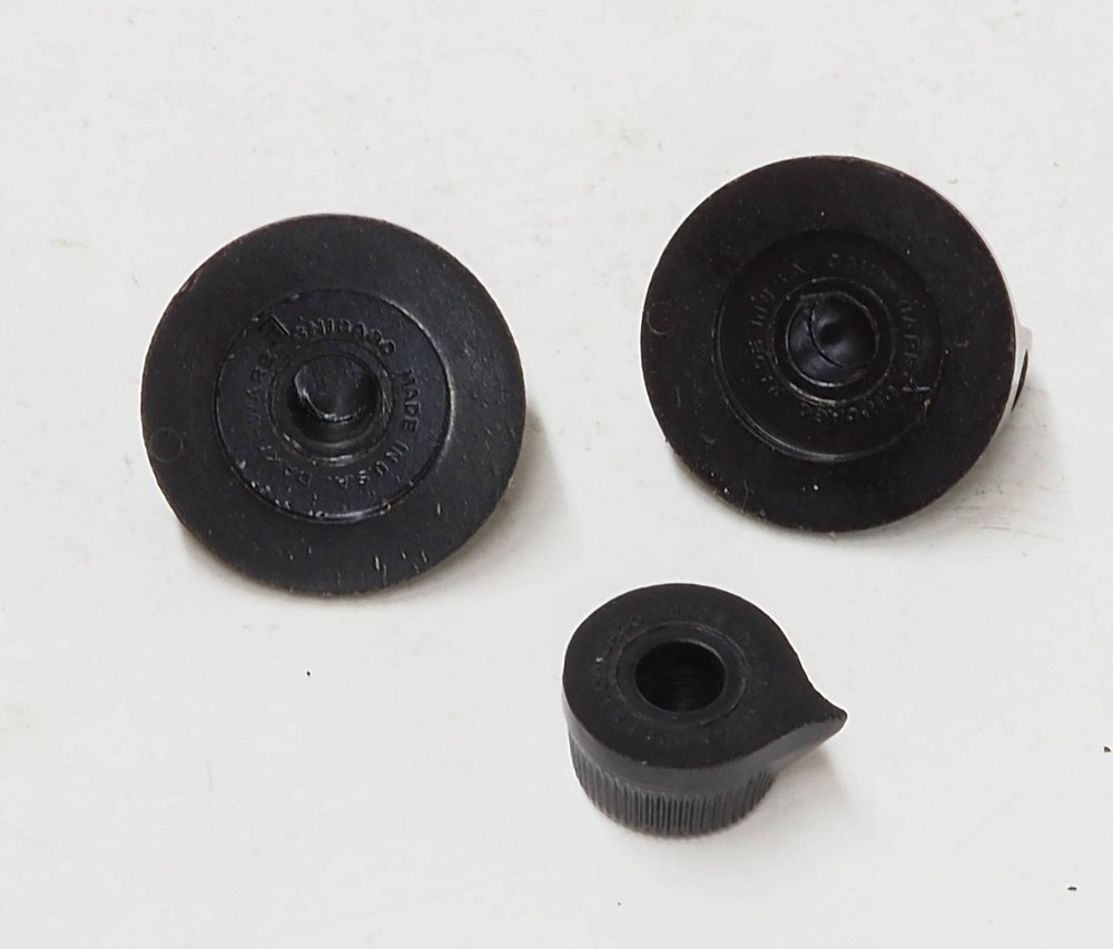 3 Original Heathkit Knobs for CR-1 Crystal Radio Qty 3 Knobs