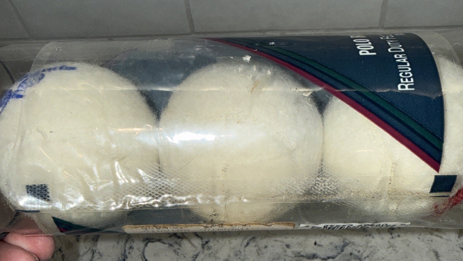 Vintage Unopened Ralph Lauren Polo 3 Tennis Balls Pony w/ Red, Blue Logos New