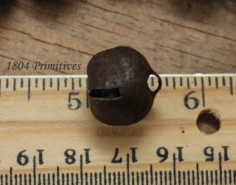 500 ~ Primitive Rusty Tin Jingle Bells 16 mm ~ approx 5/8"