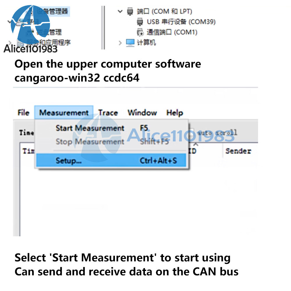 USB to CAN Module Support CAN FD CAN Bus Analyzer V2.0 Can Debugging Assistant