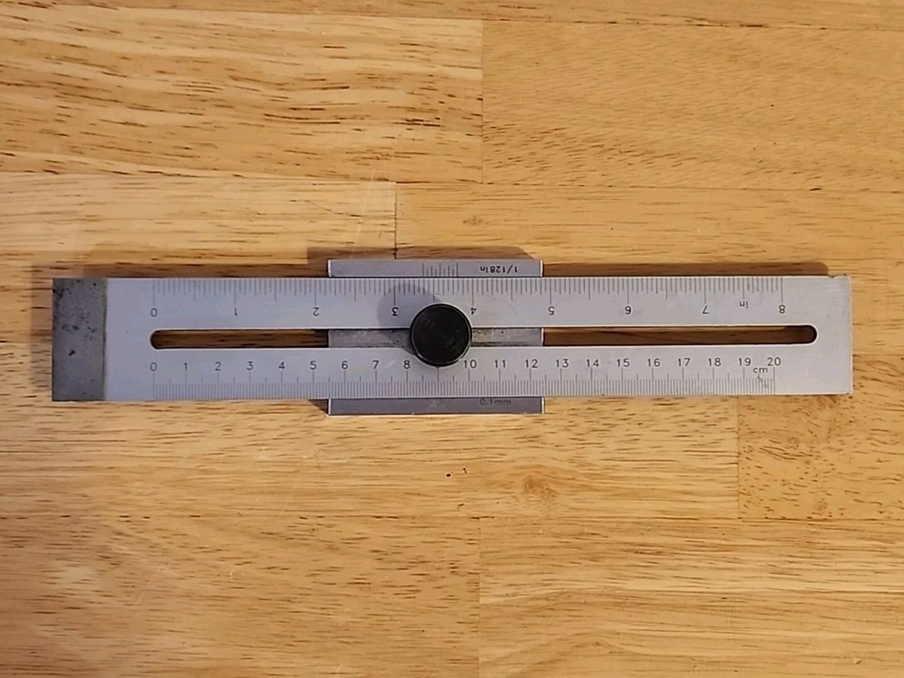 Crown Tools Marking Gauge Heavy Duty Rule Drafting Set