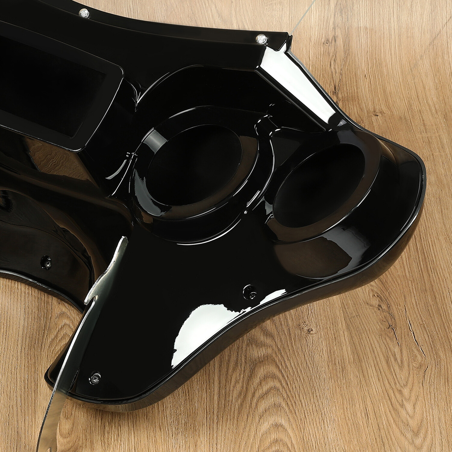 For Harley Davidson Heritage Fatboy Softail Deluxe Batwing Fairing 4 Speaker