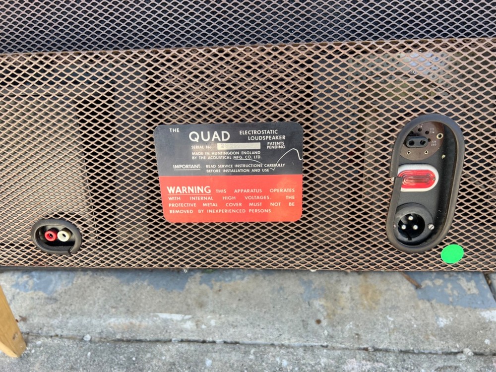 THE QUAD ELECTROSTATIC SPEAKERS