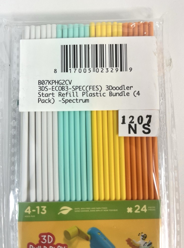3Doodler Start Refill Plastic 96 Sticks Total Multicolor