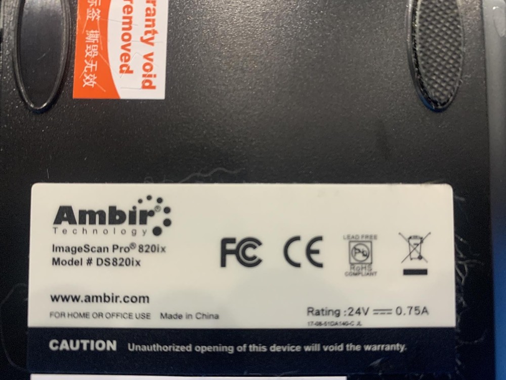 Ambir Technology ImageScan Pro 820ix