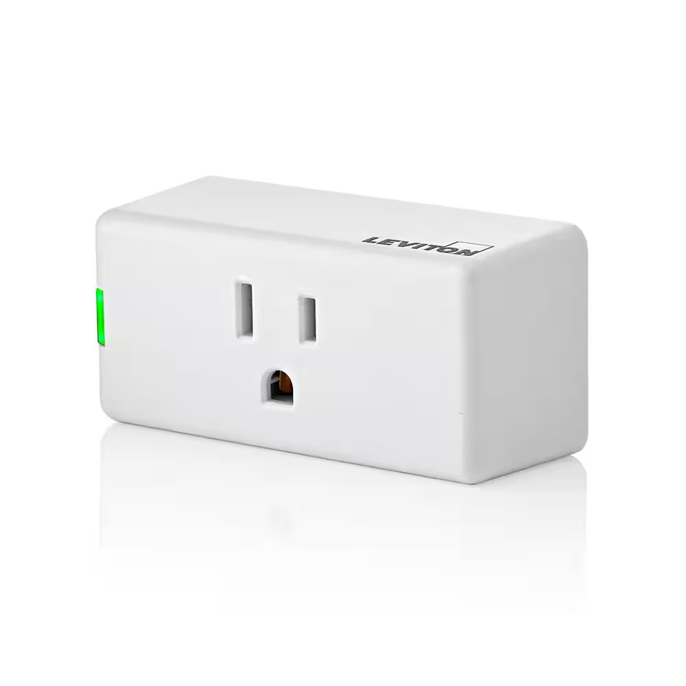 Decora Smart Wi-Fi Single Outlet Plug-In Switch,15 Amp 120-Volt, White