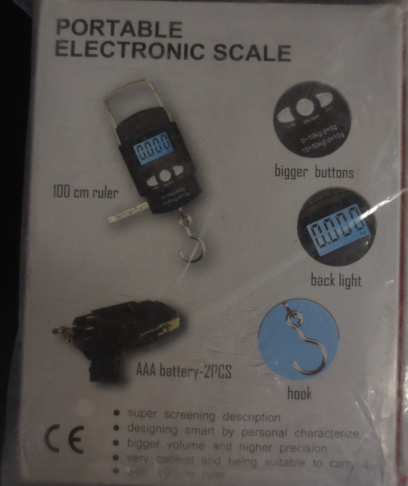 PORTABLE ELECTRONIC SCALE HS-A09L