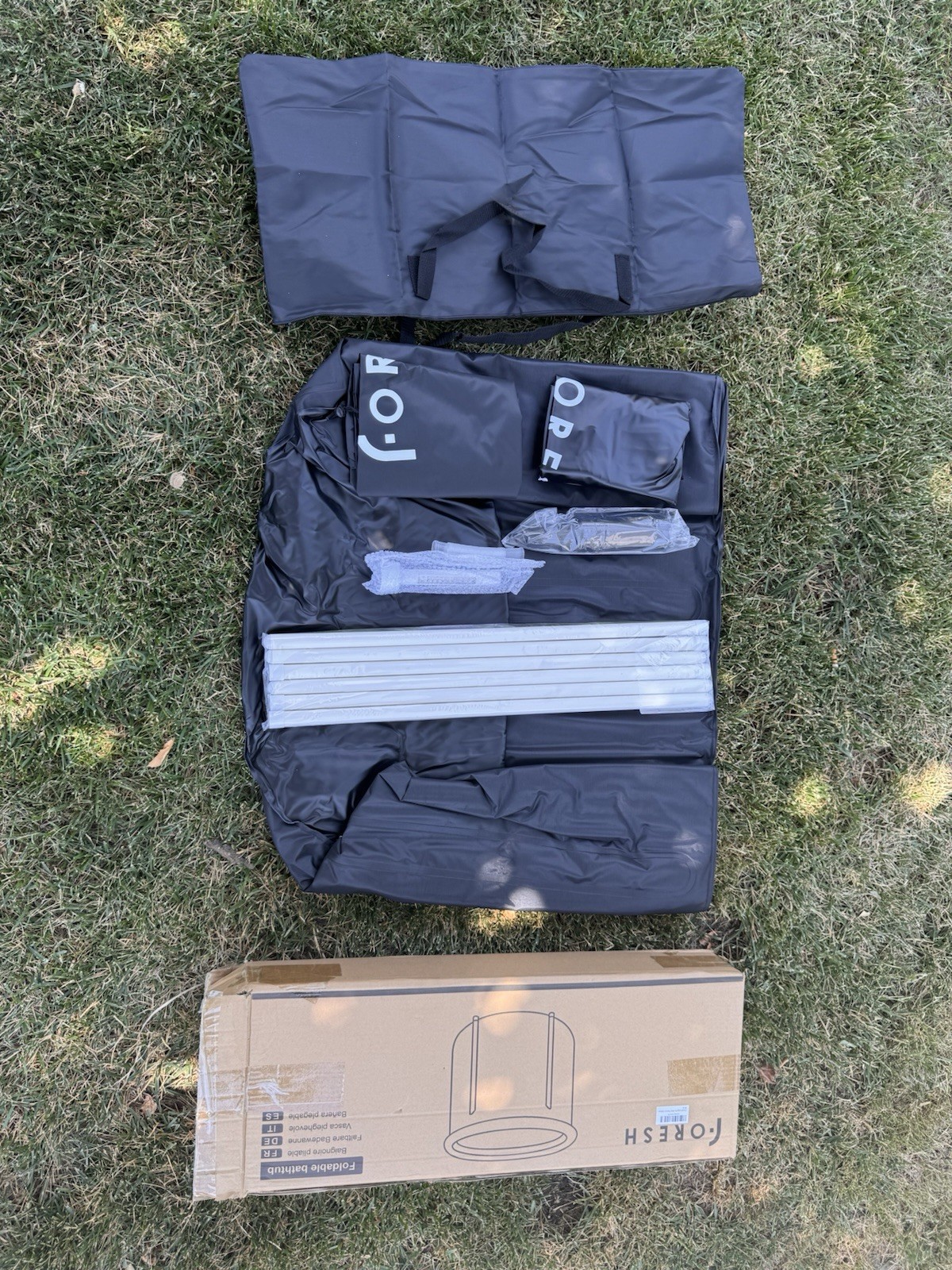 Foresh Large Ice Bath Cold Plunge Tub Premium Portable Recovery Tub