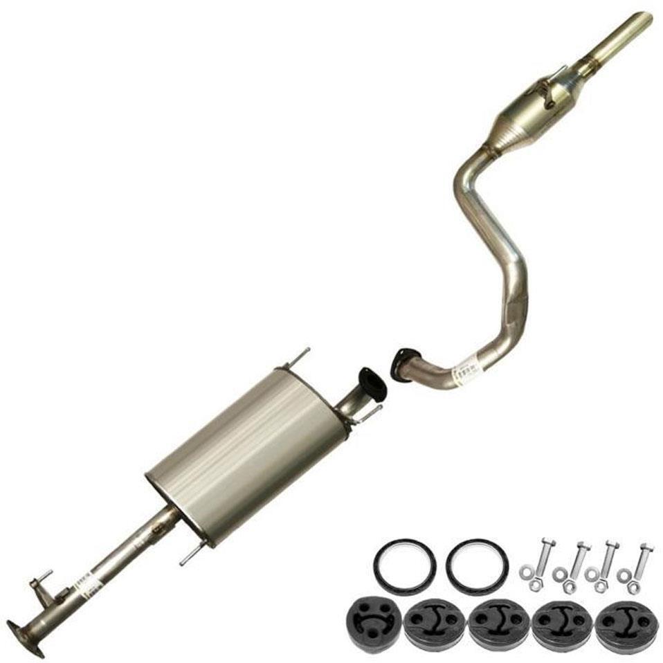 Exhaust System Kit with Hangers + Bolts compatible with : 03-09 4Runner 4.0L