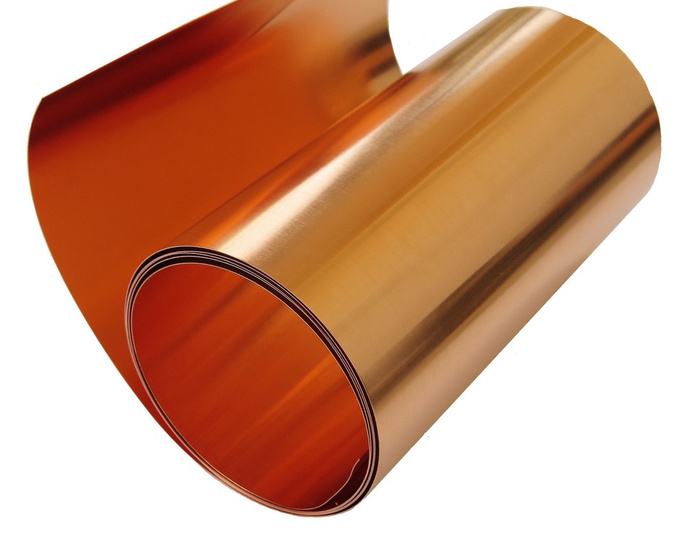 Copper Sheet 5 mil/36 gauge tooling foil roll 12" X 10'
