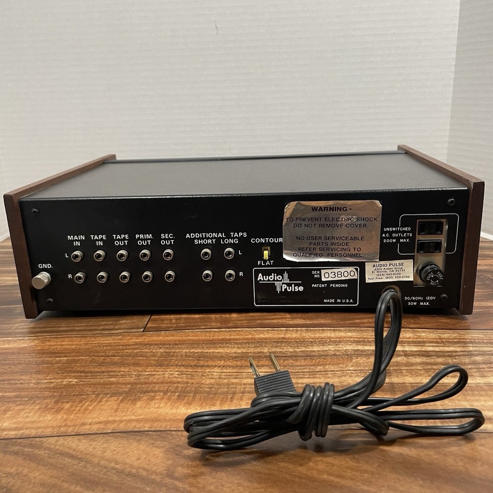 1976 Model One Audio Pulse Digital Time Delay System Powers On HUMS READ