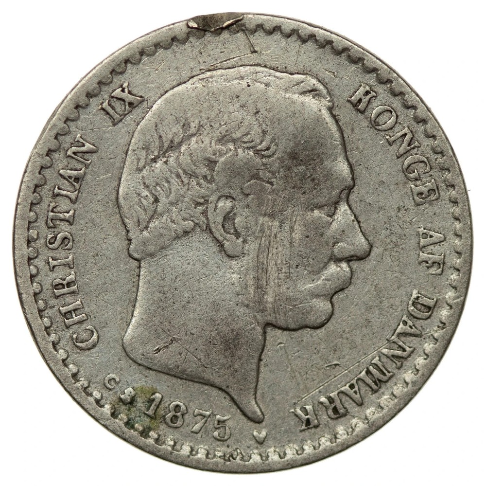 Denmark - 10 Øre 1875 - Christian IX