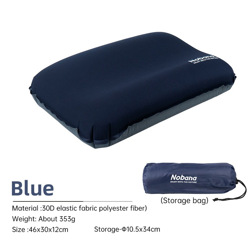 Outdoor 3D Sponge Pillow Automatic Inflatable Pillow