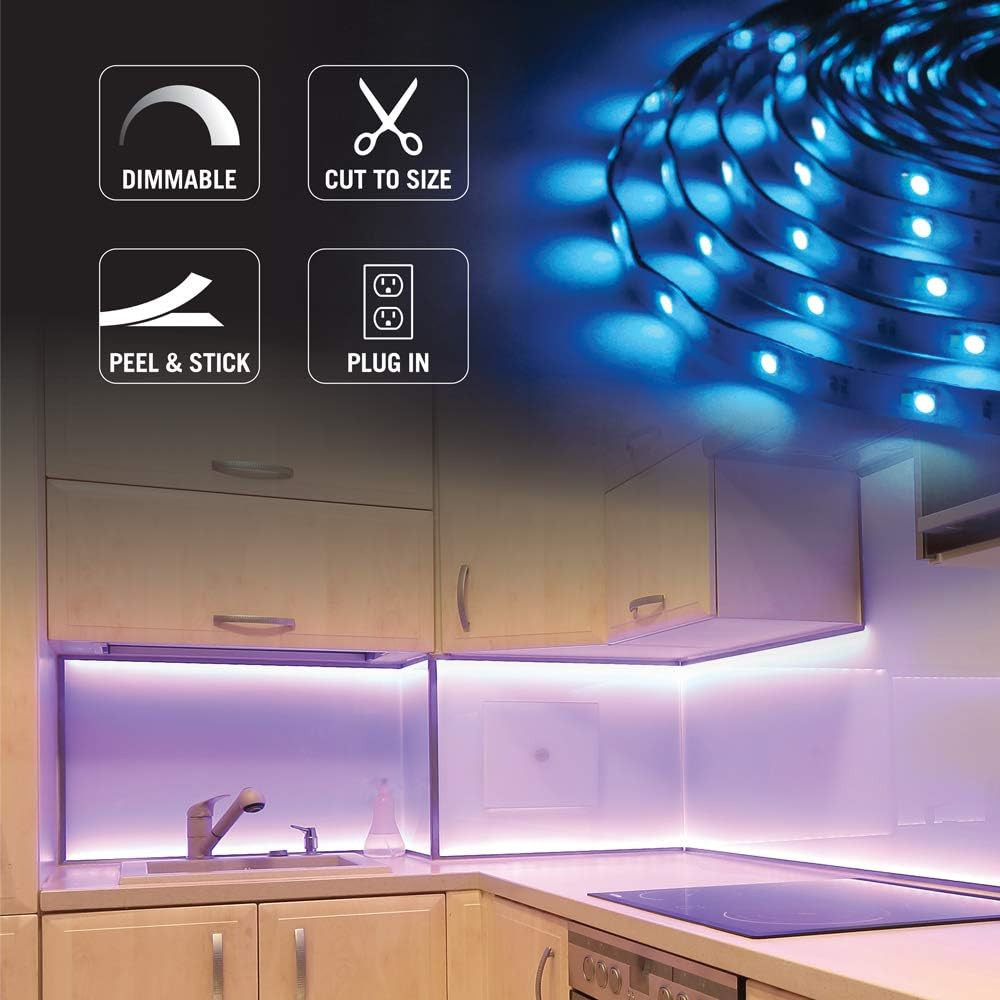 423501 Multi-Color + White LED Tape Light Kit