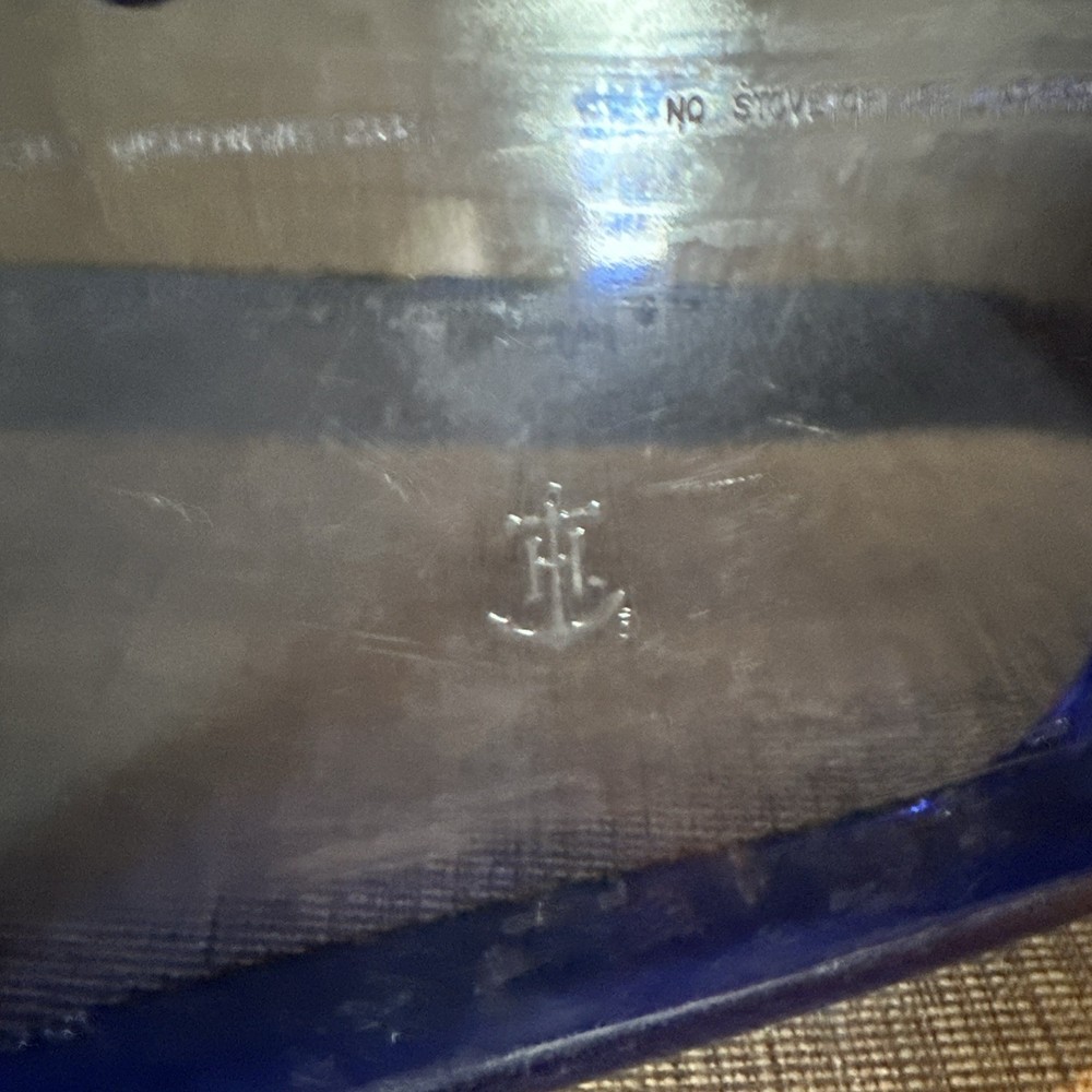 Vintage Anchor Hocking Fire-King Cobalt Blue 13" Rectangular Casserole Pan
