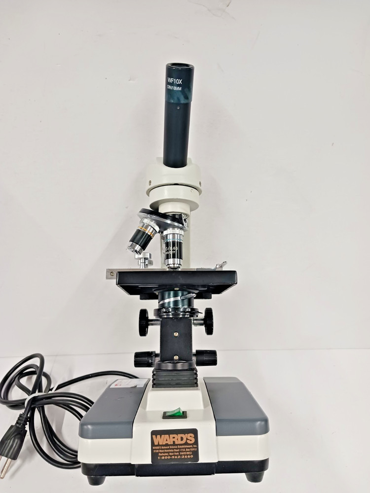 Ward’s Compound Microscope, 4 Objectives