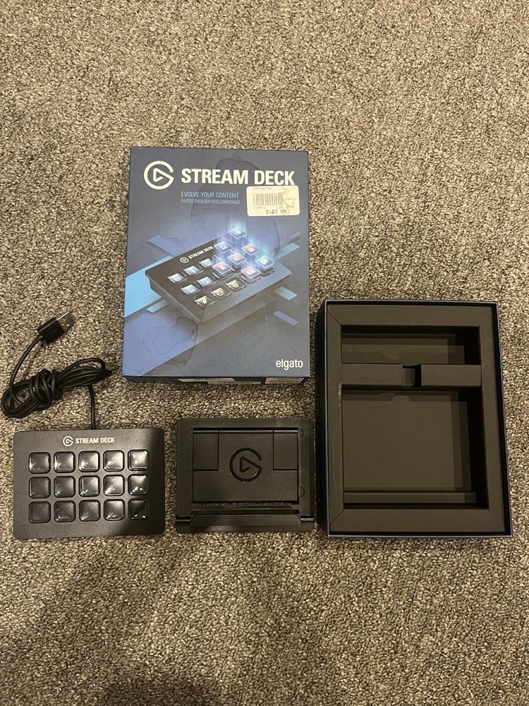 Elgato Stream Deck Live Content Creation Controller - Black, 15 Keys