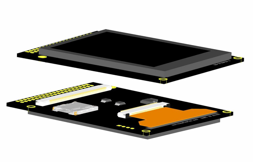 2.8"inch TFT LCD Display w/Capacitive Touch Panel Screen,Breakout Board,Tutorial
