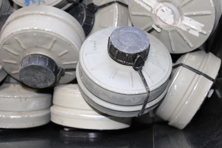 1 Israeli Military Surplus Gas Mask Filter Nato 40mm Battlefield Pick Ups 1