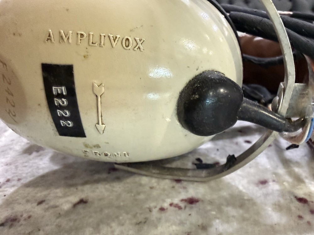Amplivox Aviation Headset (bad wire Coating) E222
